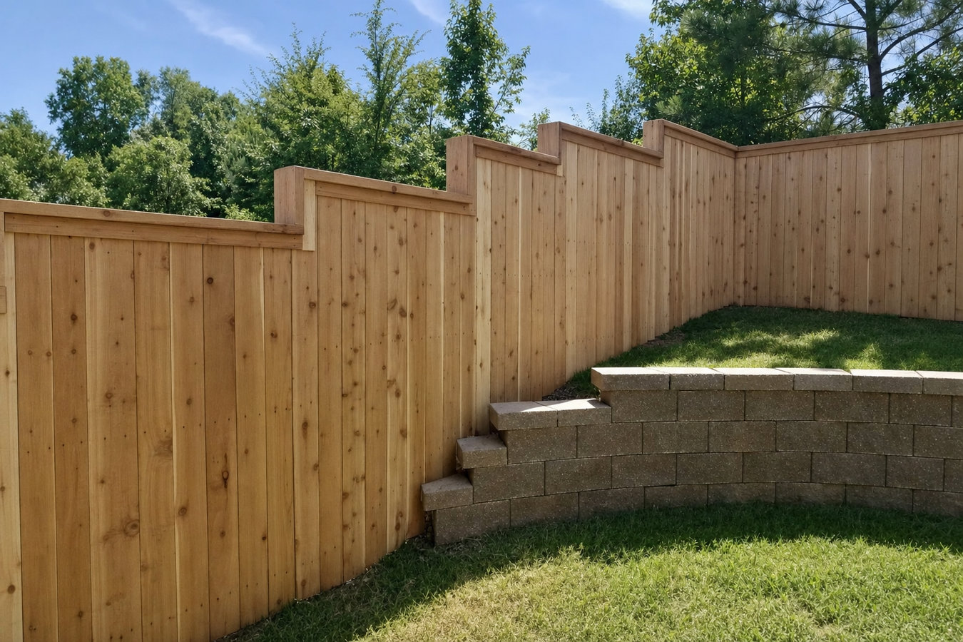 Custom fence design in Indio, CA