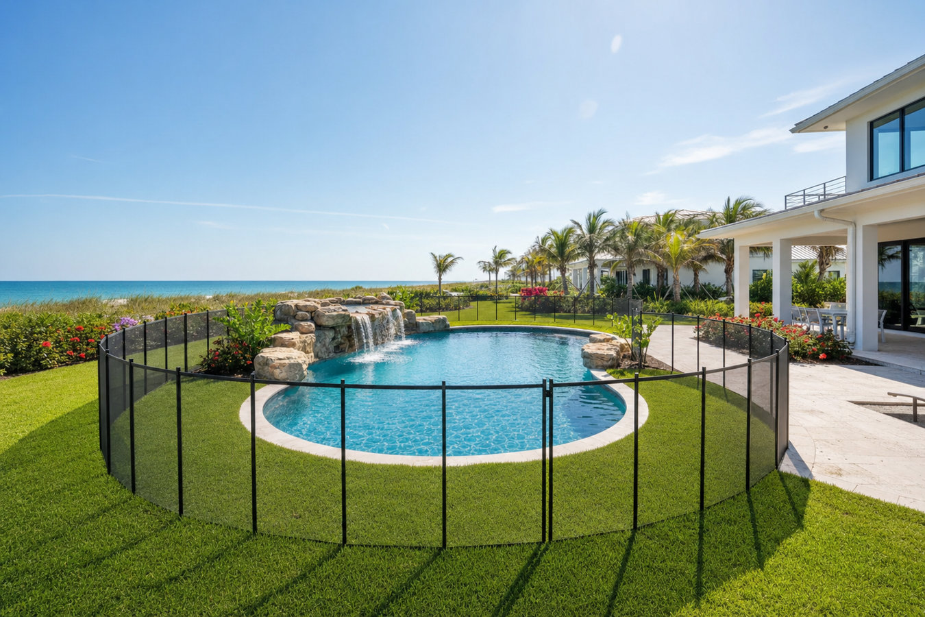 Pool fence installation